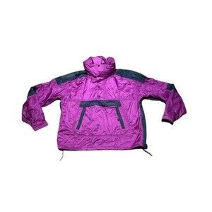 North Face Pullover Jacket Vintage 90's Men's Size Large Parka Packable Hood